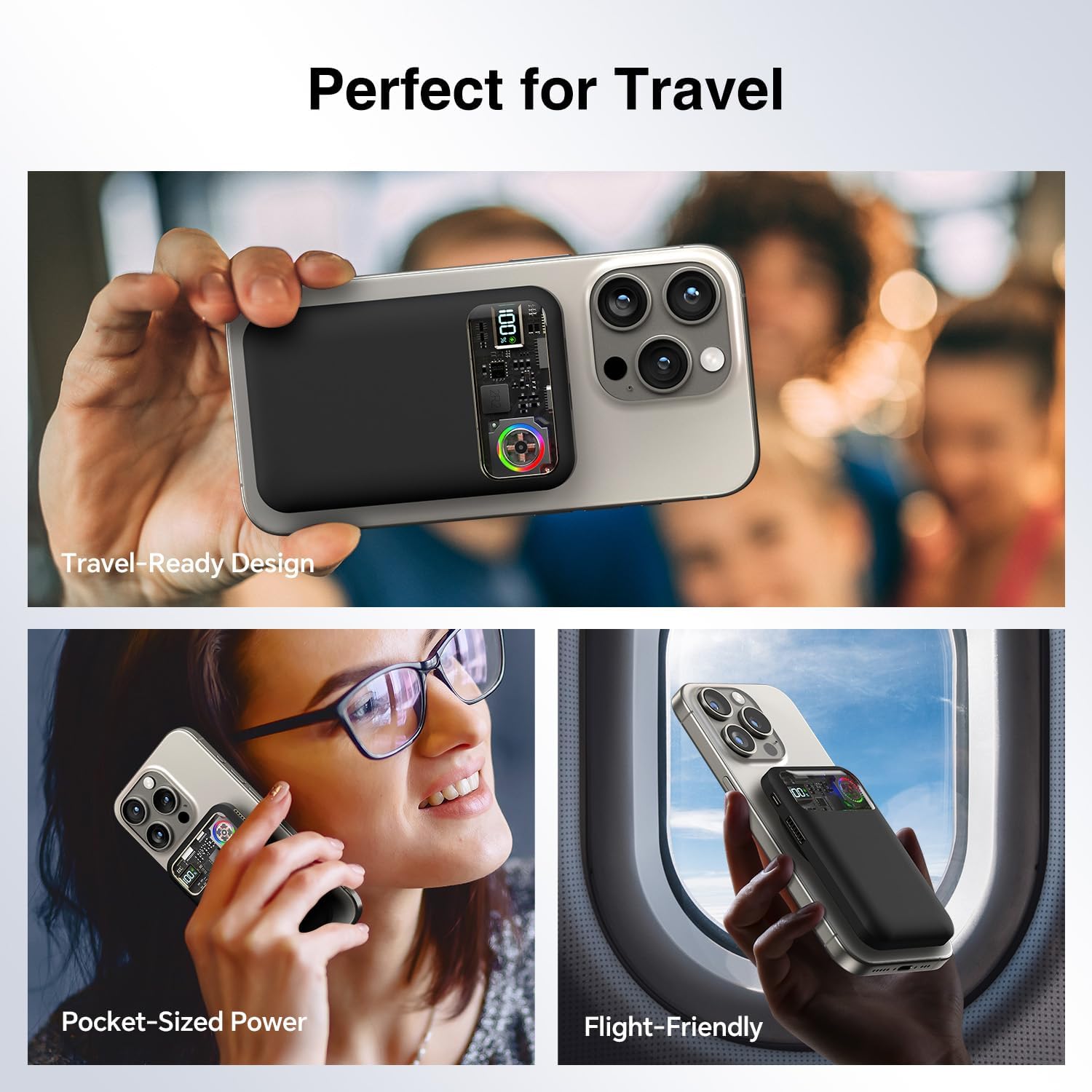 Phone Charger Magnetic - Travel PowerPack MagSafe