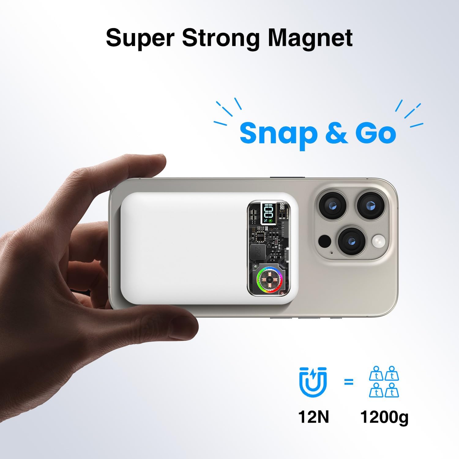 Phone Charger Magnetic - Travel PowerPack MagSafe